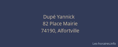Dupé Yannick