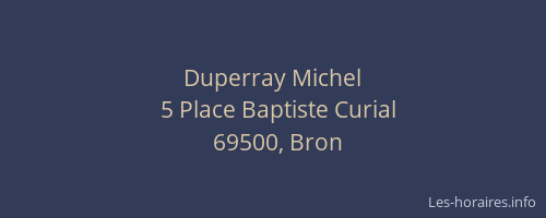 Duperray Michel