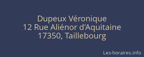 Dupeux Véronique