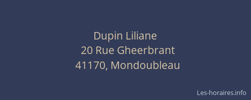Dupin Liliane