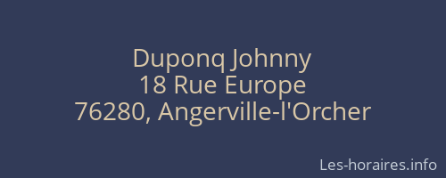 Duponq Johnny