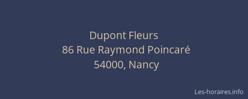 Dupont Fleurs