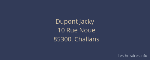 Dupont Jacky