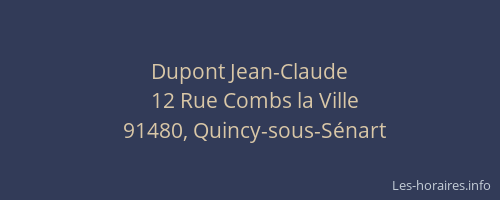 Dupont Jean-Claude