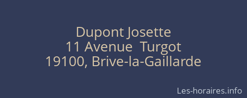 Dupont Josette