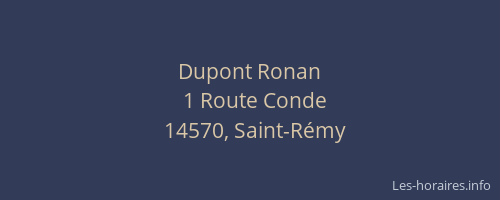 Dupont Ronan