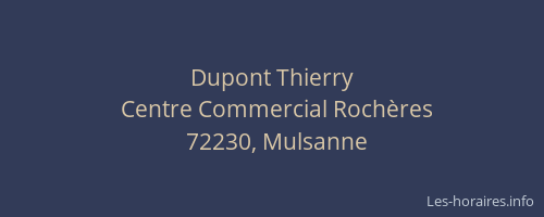 Dupont Thierry