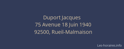 Duport Jacques