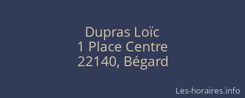 Dupras Loïc