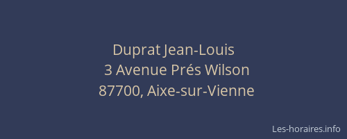 Duprat Jean-Louis