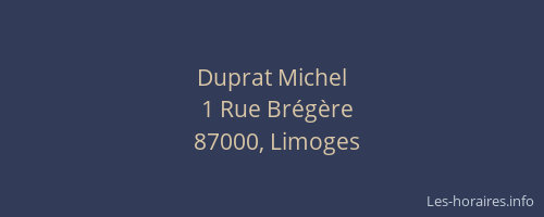 Duprat Michel