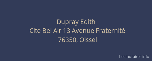 Dupray Edith