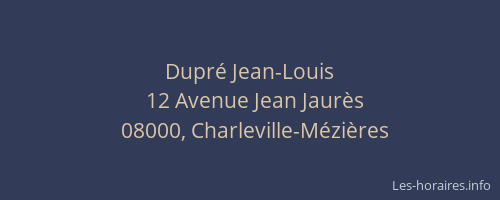 Dupré Jean-Louis