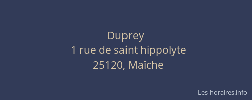 Duprey