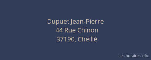 Dupuet Jean-Pierre