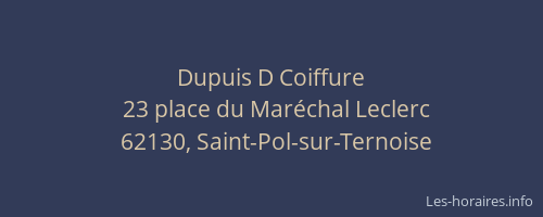 Dupuis D Coiffure