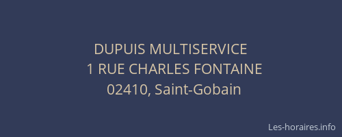DUPUIS MULTISERVICE