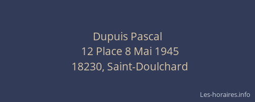 Dupuis Pascal