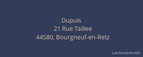 Dupuis