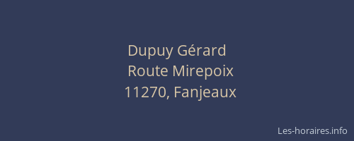 Dupuy Gérard