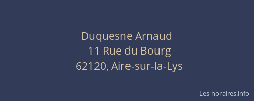 Duquesne Arnaud