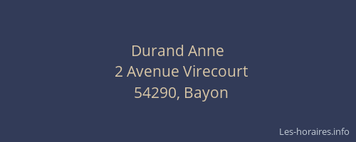 Durand Anne