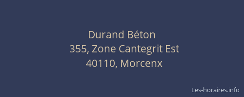 Durand B&eacute;ton