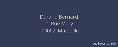 Durand Bernard