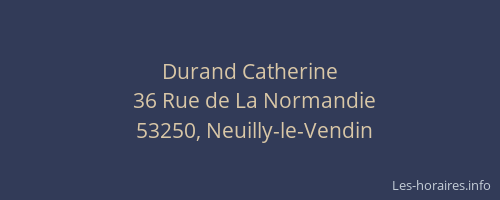 Durand Catherine