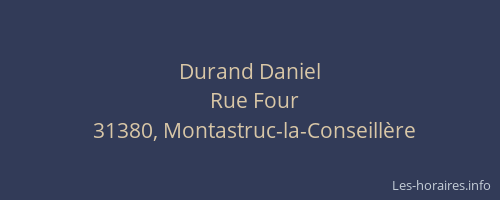 Durand Daniel