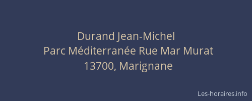 Durand Jean-Michel
