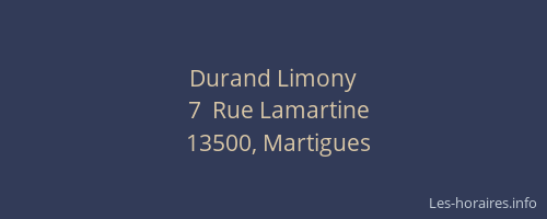 Durand Limony