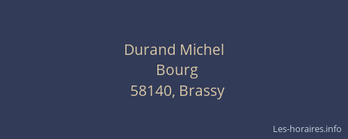 Durand Michel
