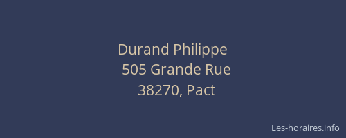 Durand Philippe