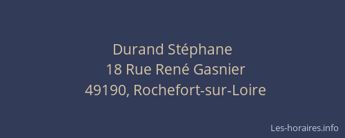 Durand Stéphane