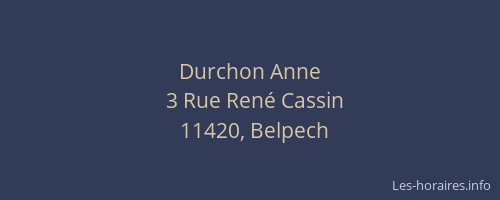 Durchon Anne