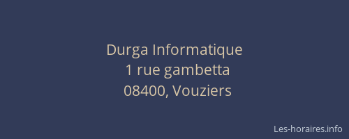 Durga Informatique