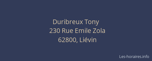 Duribreux Tony
