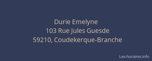 Durie Emelyne