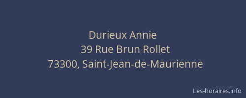 Durieux Annie