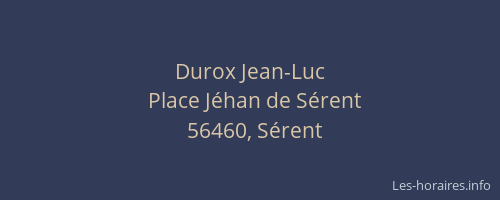 Durox Jean-Luc