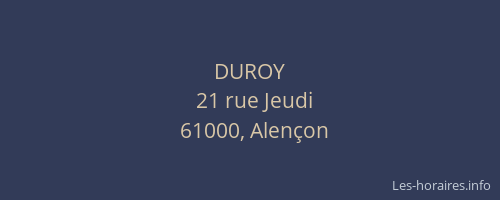 DUROY