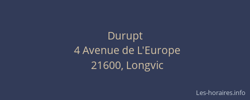 Durupt