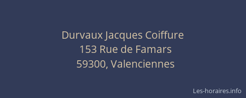 Durvaux Jacques Coiffure