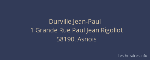 Durville Jean-Paul