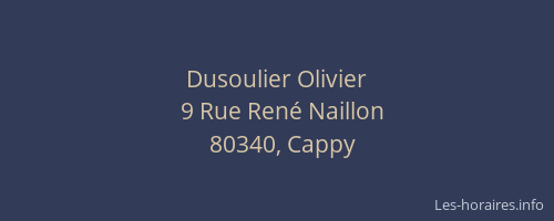 Dusoulier Olivier
