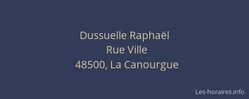 Dussuelle Rapha&euml;l