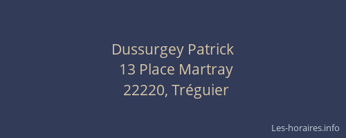 Dussurgey Patrick