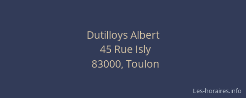 Dutilloys Albert