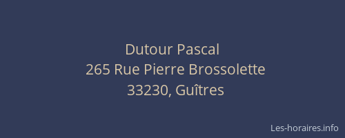 Dutour Pascal